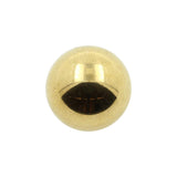 Surgical Steel Threaded ball Gold