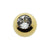 Surgical Steel Jewelled Threaded Ball Clear