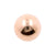 Surgical Steel Threaded Ball Rose Gold