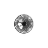 Titanium Jewelled Disc Clear