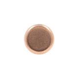Titanium Flat Disc Rose Gold