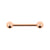 Surgical Steel Barbell Rose Gold