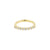 18 Karat Gold Nose Click Ring With Diamonds