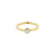 18 Karat Gold Nose Click Ring With Diamond