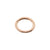 Surgical Steel Rook Piercing Oval Click Ring Rose Gold