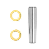 Complete Stretchkit - 2 Gouden Titanium Tunnels + Taper