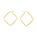 925 Silver Ear Hangers - Diamond Gold