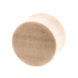 Wood Domed Plug - Crocodile Light Brown