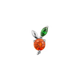 Titanium Zirconia Apple Silver