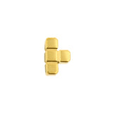Titanium Tetromino - T - Gold