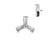 Surgical Steel Windmill Zirconia Attachment Silver