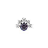 Titanium Zirconia Cluster Royal Blue