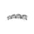 Nickel-Free Stainless Steel Zirconia Curve Rechts - Silver