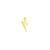 Titanium Threadless Top - Flash Right Gold