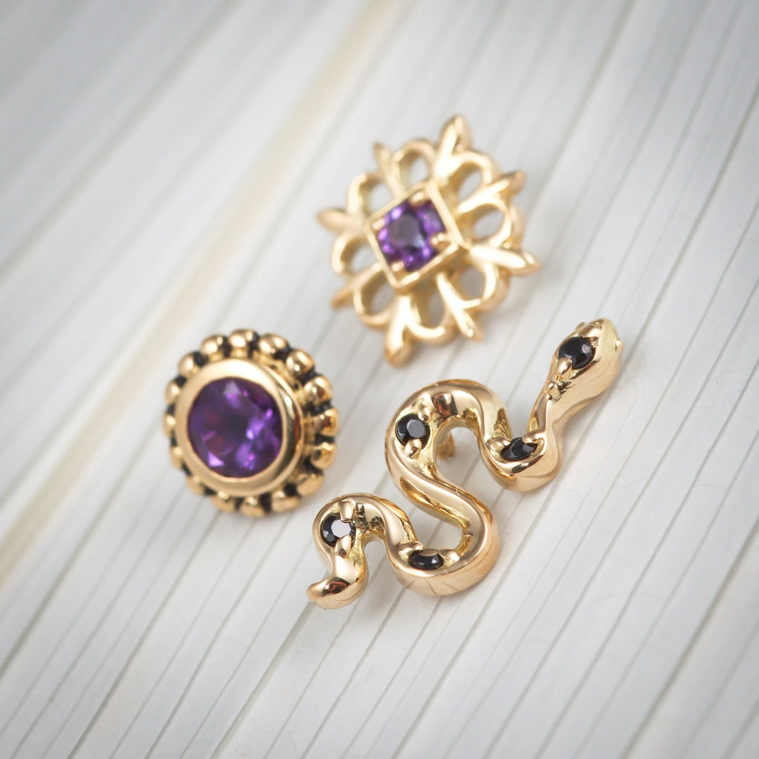 Gold Rush: real gold jewelry for your ears and other piercings