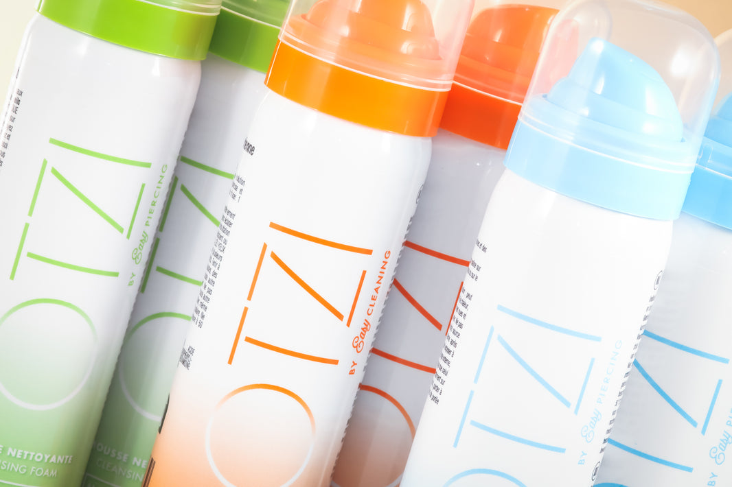 Saline solution for your piercings