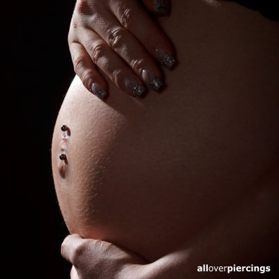 Belly button piercings during pregnancy