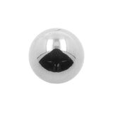 Surgical Steel Threaded Ball Silver