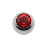 Titanium Jewelled Threaded Ball Light Siam