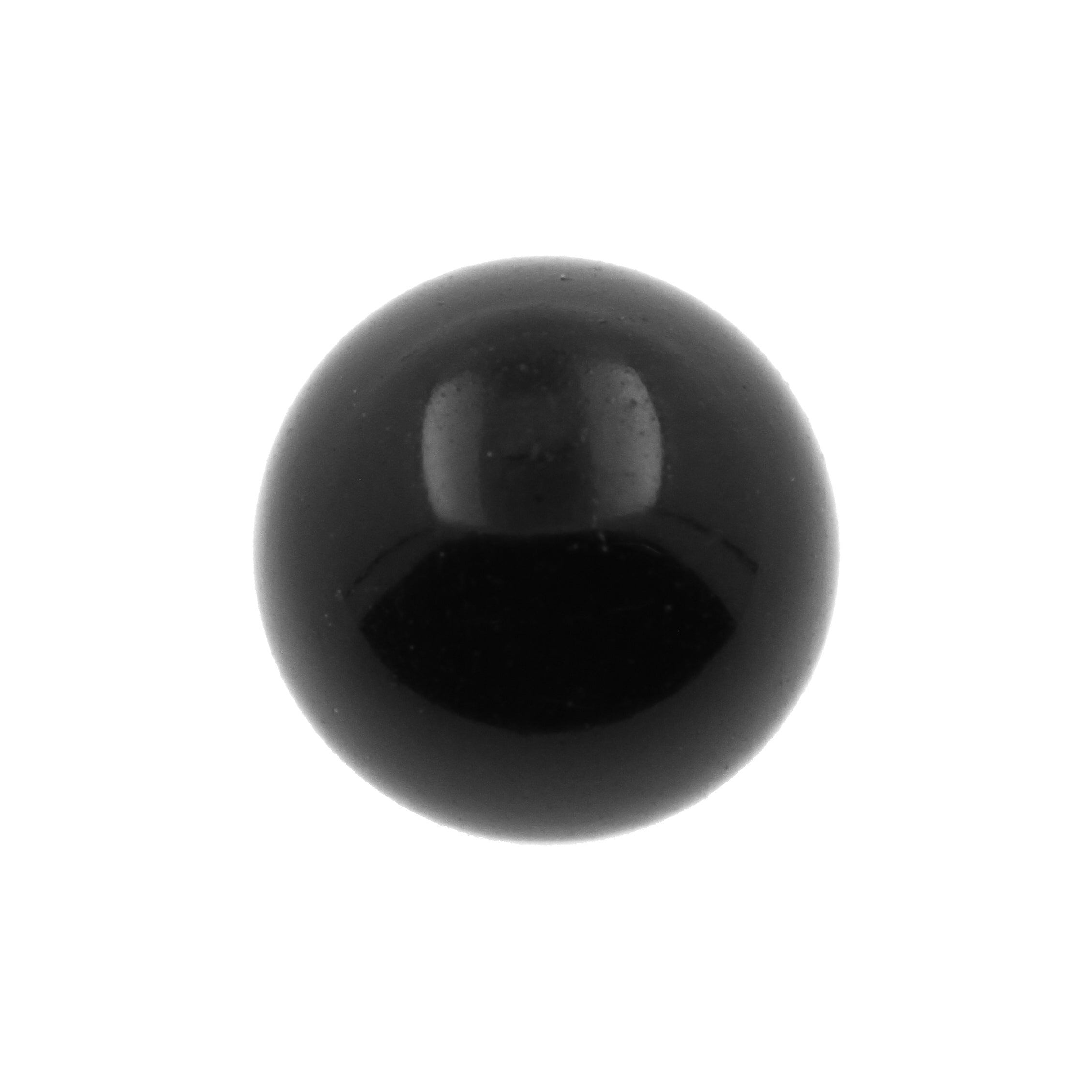 Acrylic Threaded Ball Black