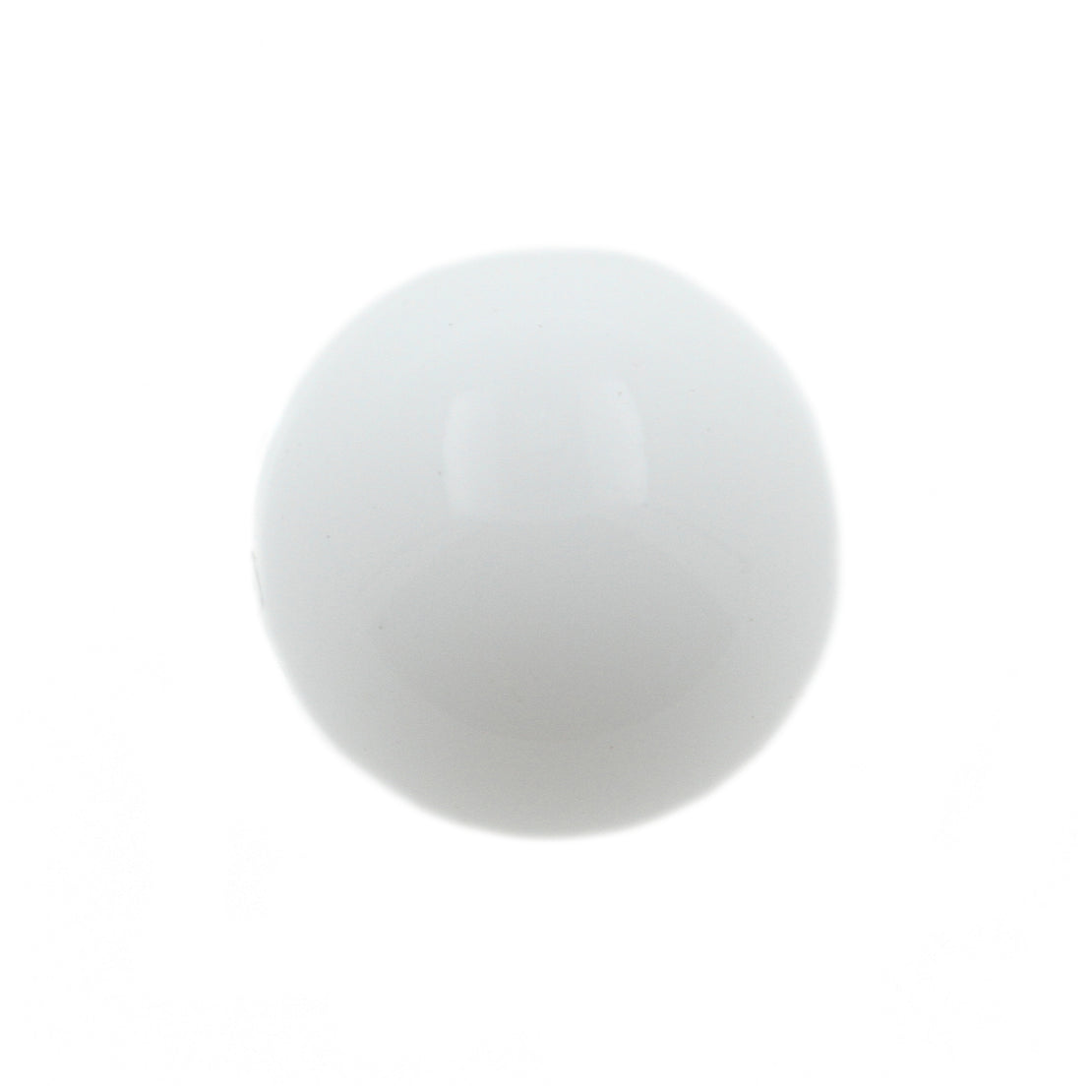 Acrylic Threaded Ball White