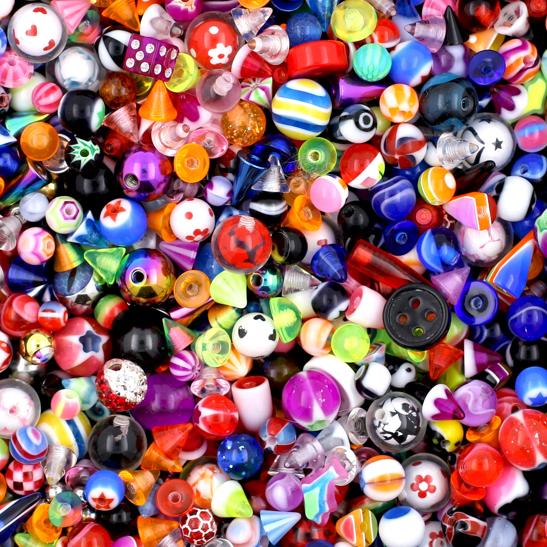 Acrylic Ballsack! (10 pcs 1,6mm accessories)