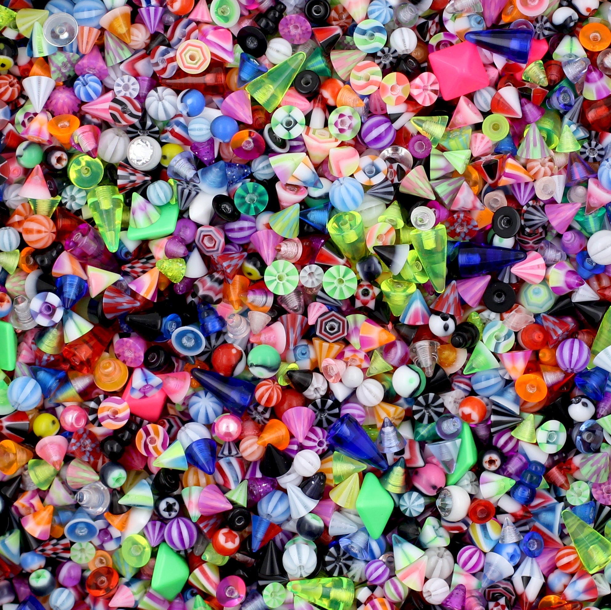 Acrylic Ballsack! (10 pcs 1,2mm accessories)