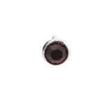 Surgical Steel Jewelled Insert For Bioplast Labret Fuchsia