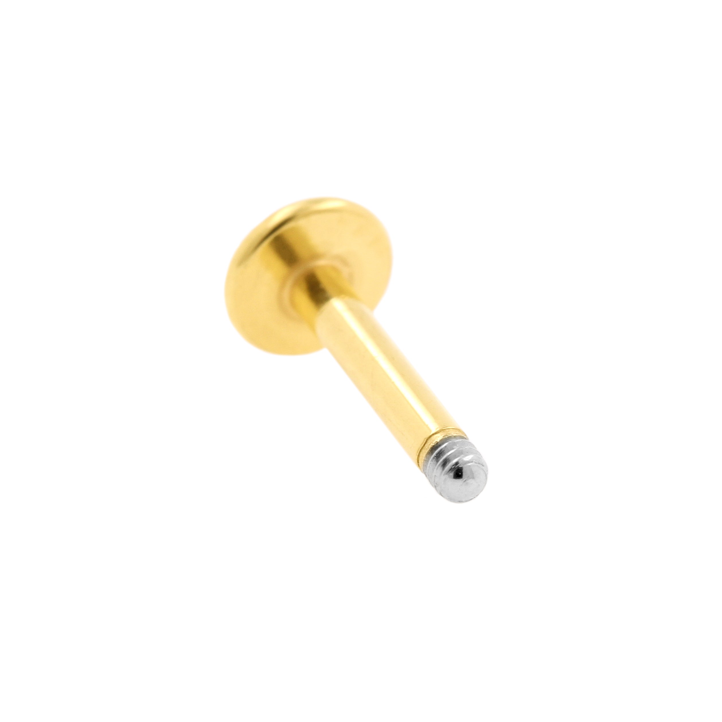 Surgical Steel Labret Stud Gold