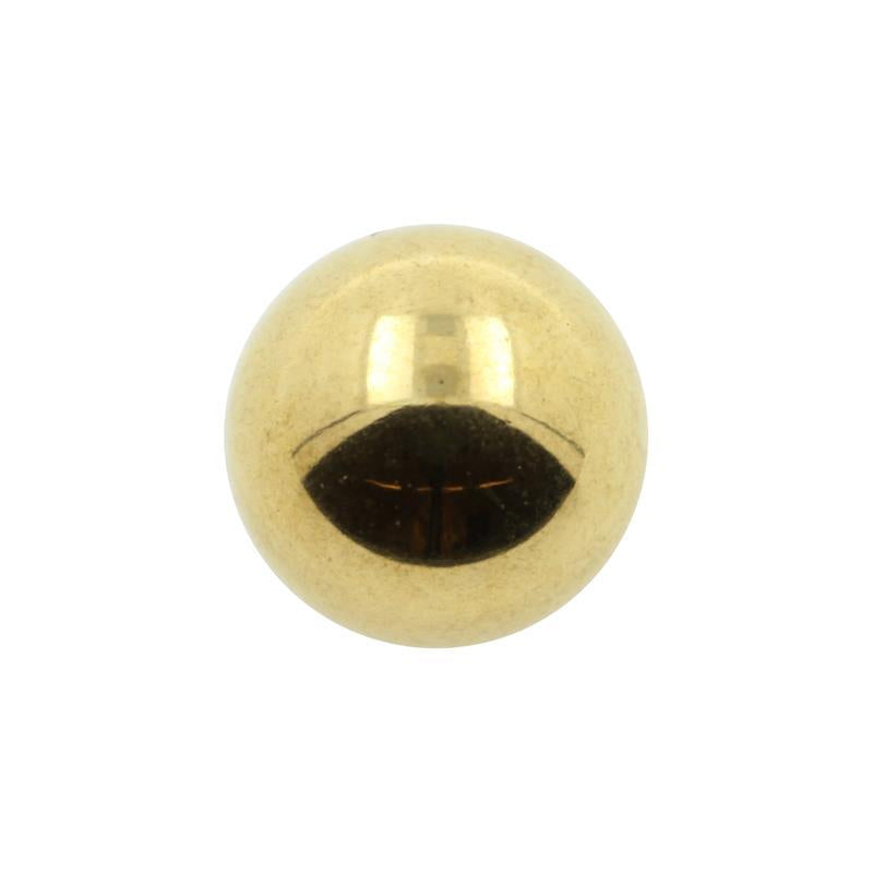 Surgical Steel Threaded ball Gold