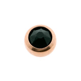 Surgical Steel Jewelled Threaded Ball Jet
