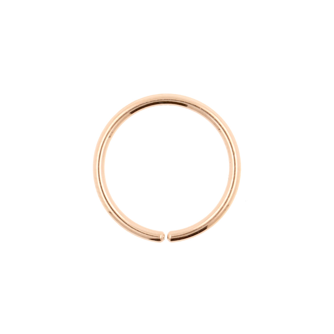 18 Karat Rose Gold Continuous Ring