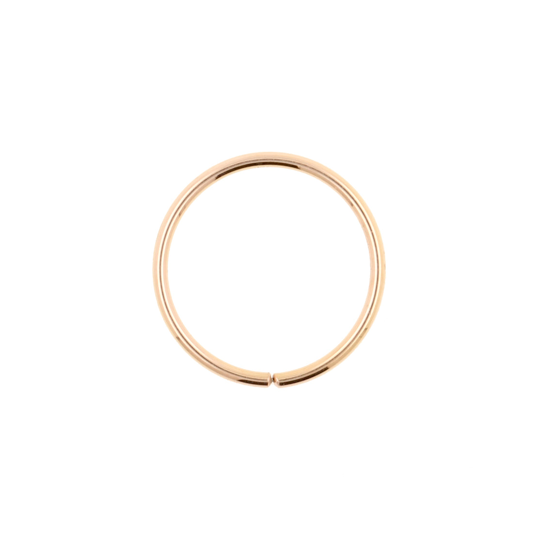 18 Karat Rose Gold Continuous Ring