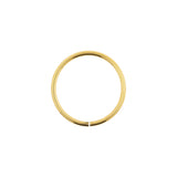 Surgical Steel Continuous Ring Gold