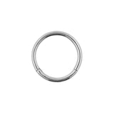 Surgical Steel Click Ring Silver