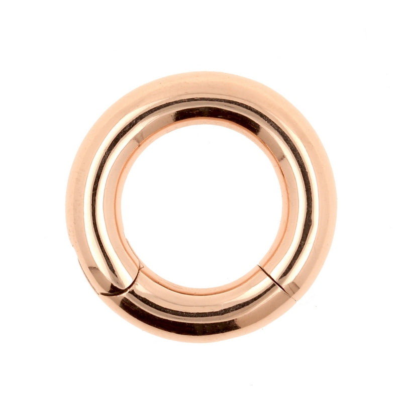 Surgical Steel Click Ring Rose Gold