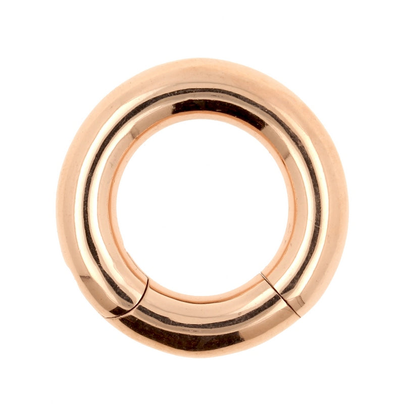 Surgical Steel Click Ring Rose Gold