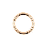 18 Karat Rose Gold Click Ring