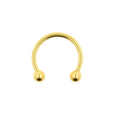 Surgical Steel Circular Barbell Gold