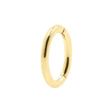 Nickel-Free Stainless Steel Belly Ring Clicker - Rounded Gold