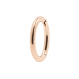 Nickel-Free Stainless Steel Belly Ring Clicker - Rounded Rose Gold