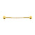 Surgical Steel Jewelled Industrial Barbell Gold