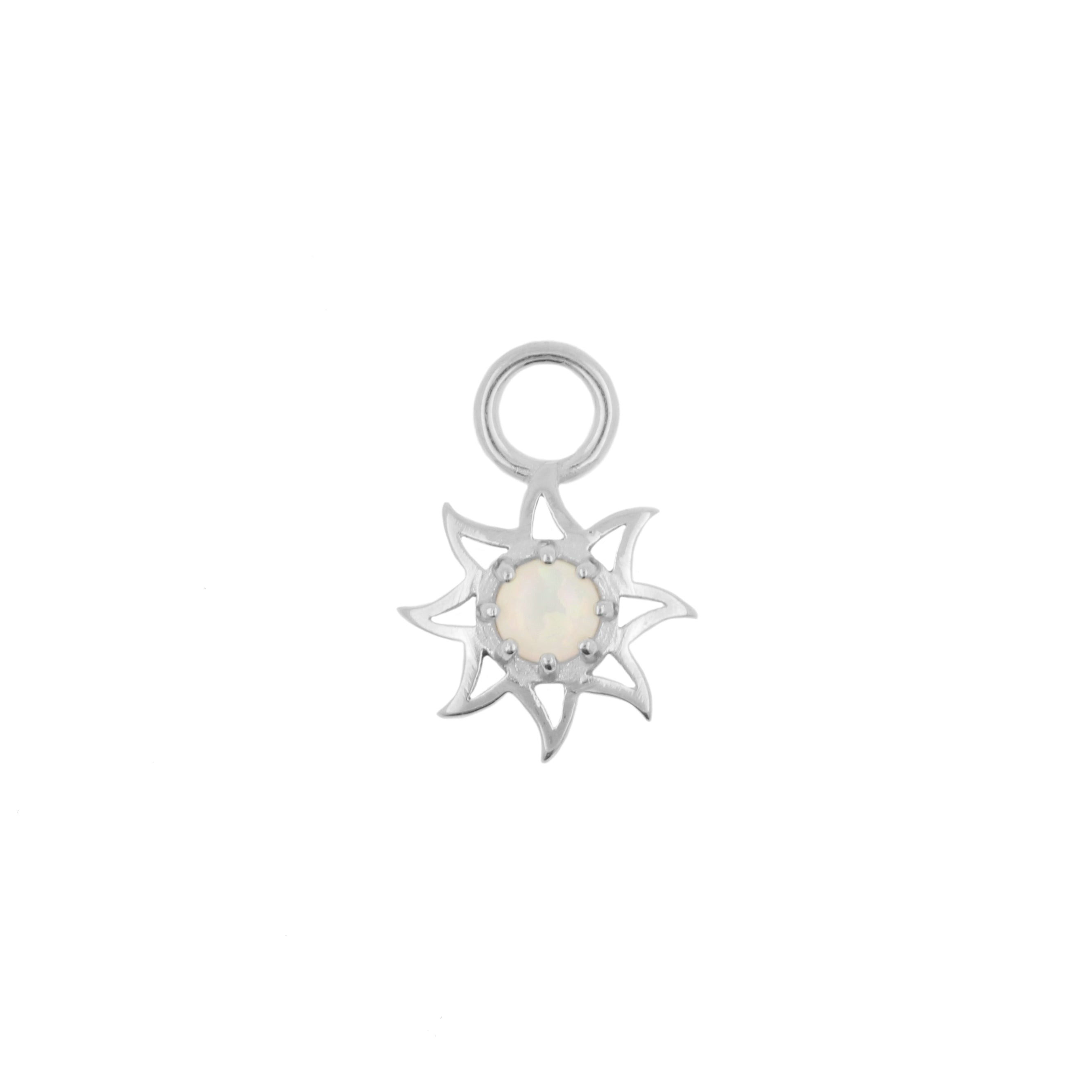 Nickel-Free Stainless Steel Charm - Star Silver