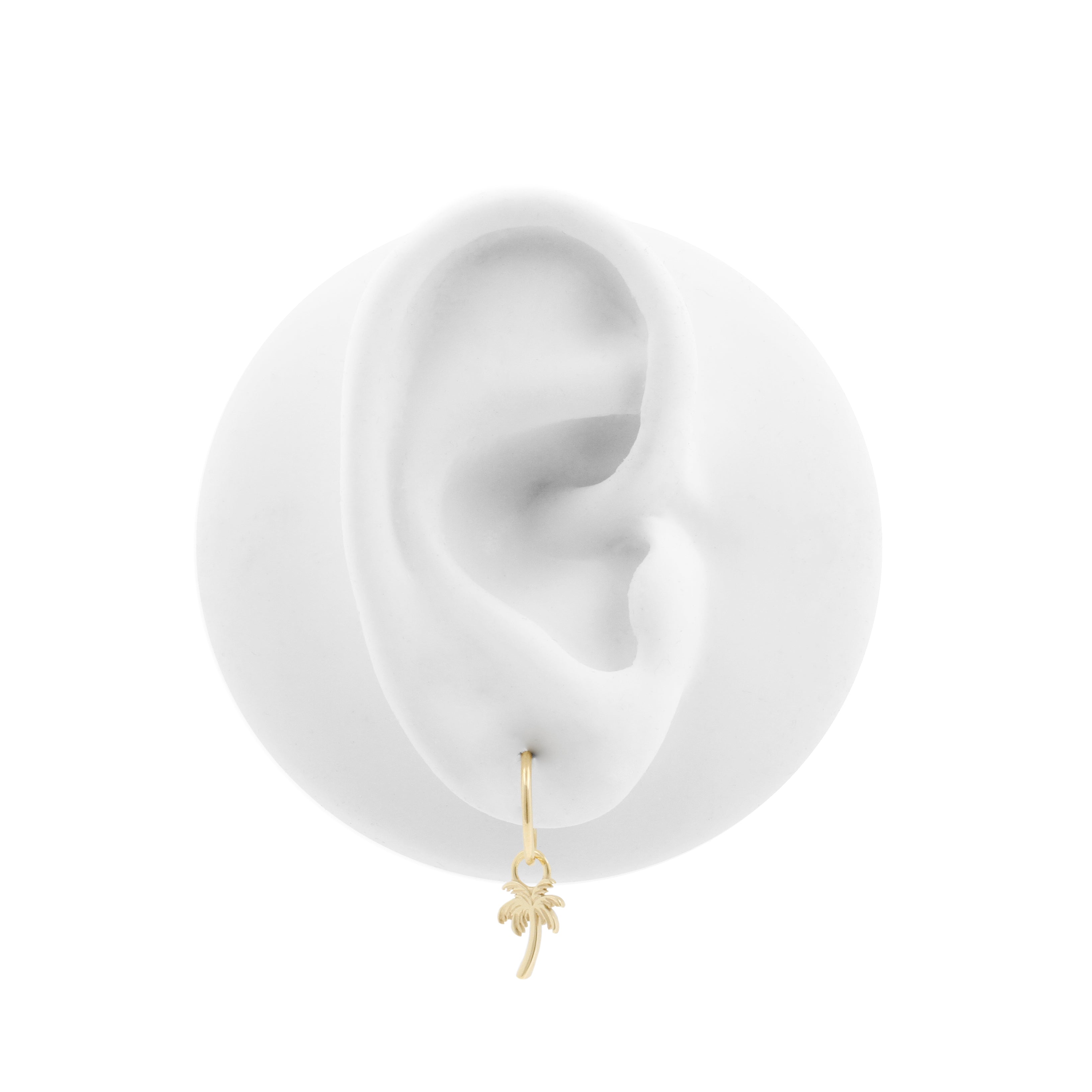 Nickel-Free Stainless Steel Charm - Palmboom Gold