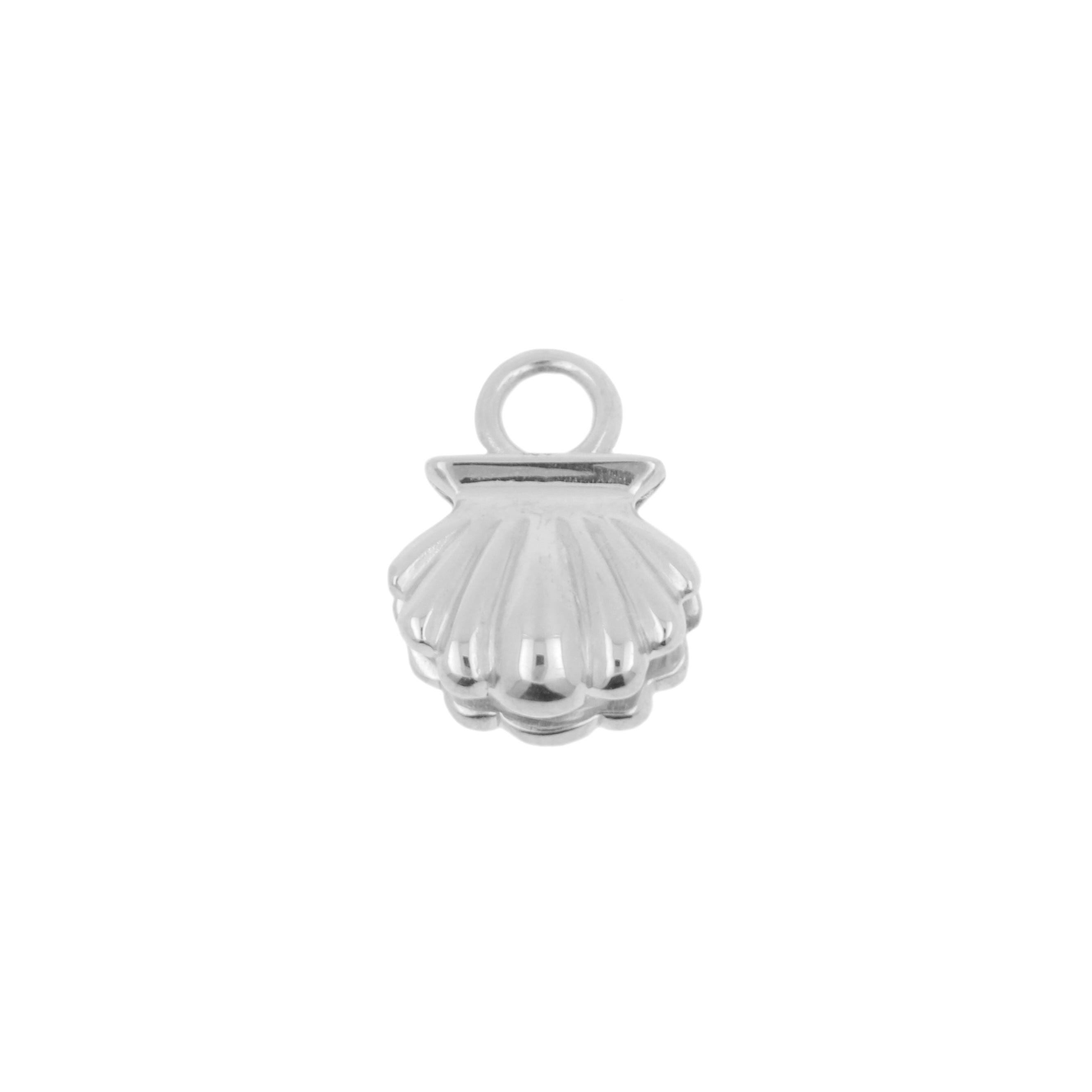 Nickel-Free Stainless Steel Charm - Oyster Silver