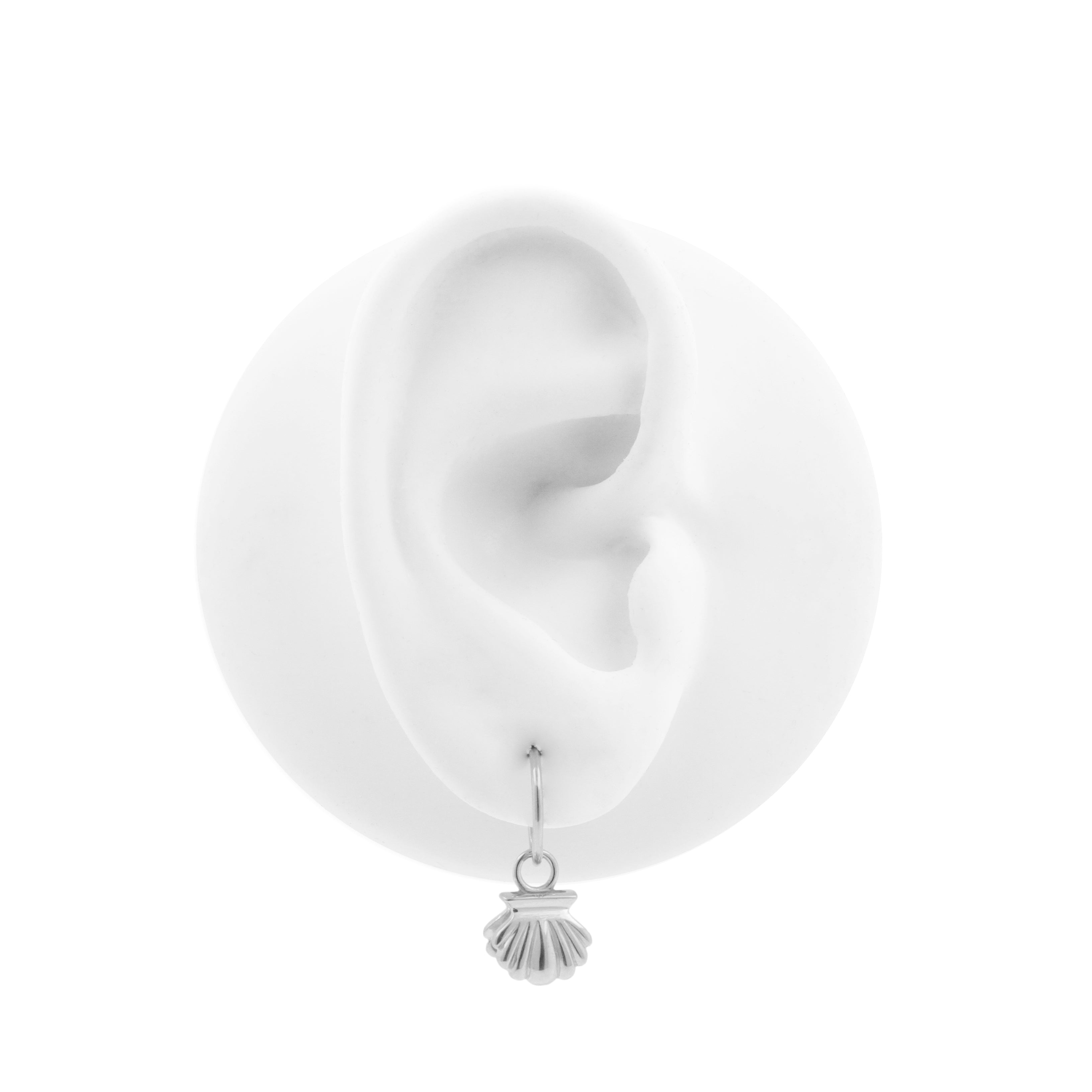 Nickel-Free Stainless Steel Charm - Oyster Silver