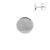 Surgical Steel Ear Studs - Disc Silver