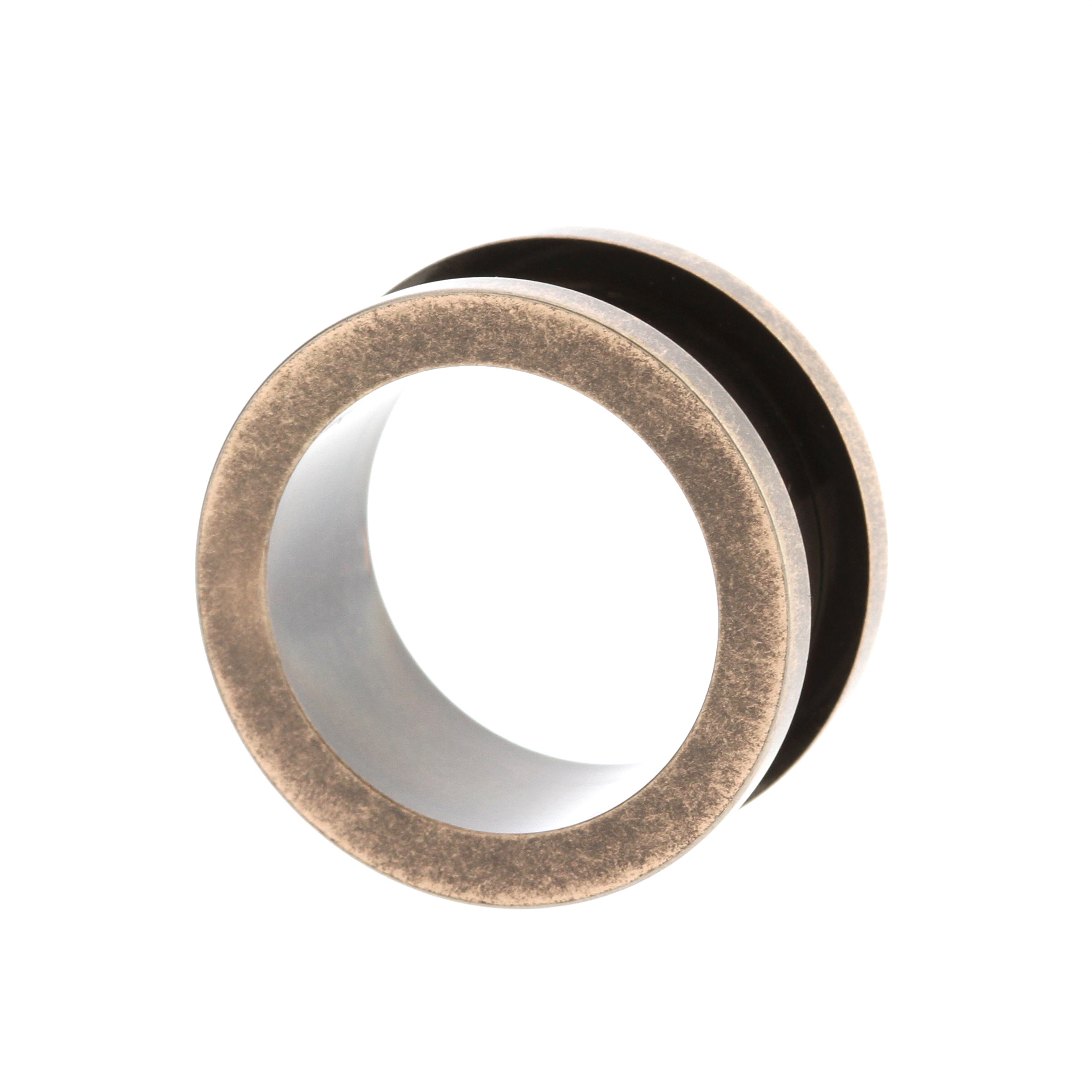 Surgical Steel Antique Style Tunnel Rose Gold