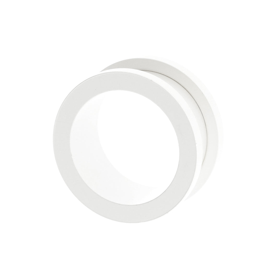 Surgical Steel Tunnel Pearl White