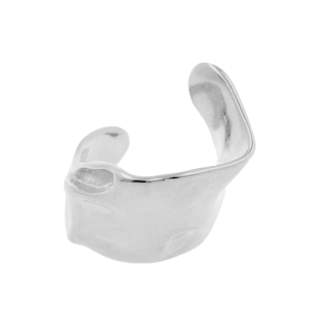925 Silver Ear Cuff - Organic Twist - Silver